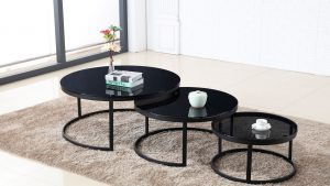 שולחן סלון אגם שחור